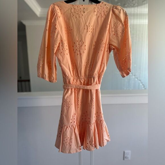 1.State eyelet embroidered puff sleeve dress - Picture 6 of 6